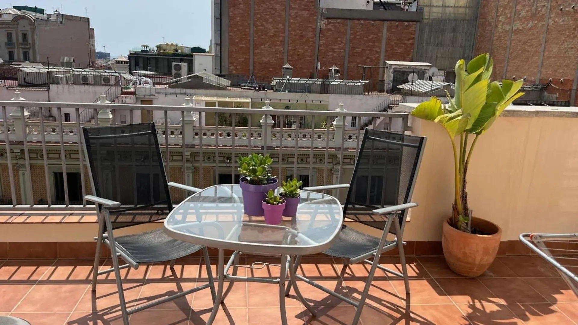 Apartamento Con Terraza Privada Y Wifi En El Corazon De Barcelona - Es-341-5